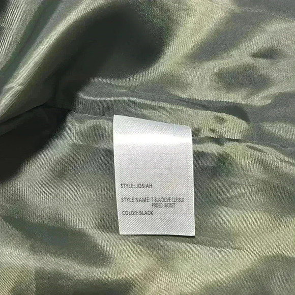 Nomad Mens Quilted Puffer Jacket Medium Black Green Insulated Full Zip Lined - Picture 12 of 12